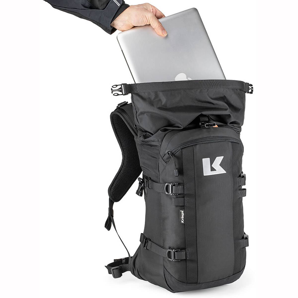 Kriega R22 waterproof rucksack larger waterproof compartment