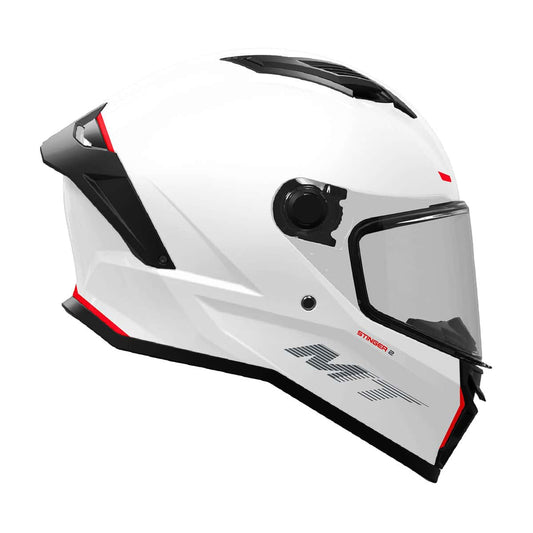 MT Stinger 2 Helmet - White right side
