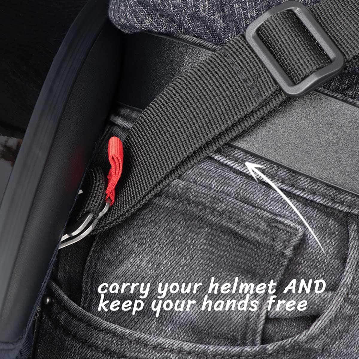 Secure & Comfortable Hands-Free Helmets On The Go: Oxford's Universal Lid Strap