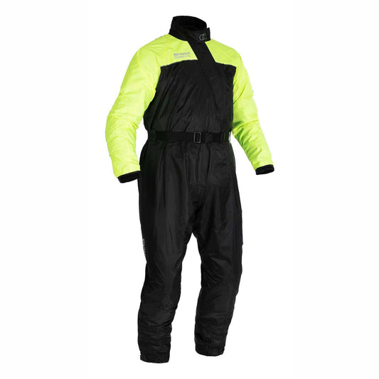 Oxford Rainseal Over Suit WP - Black/Fluo front