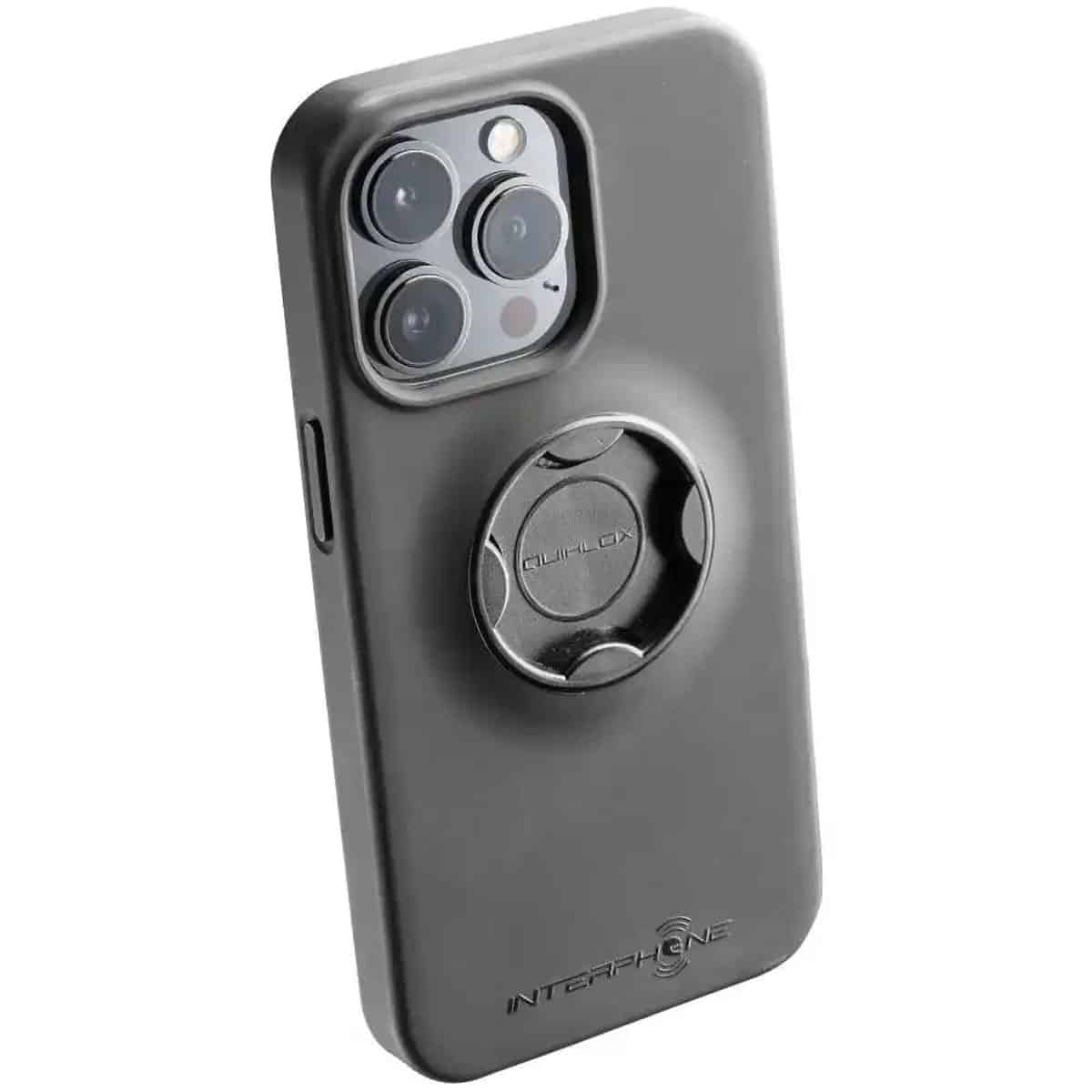The Quiklox iPhone phone case: The replacement phone case, equipped to connect securely to any QuikLox mount in a flash 13 Pro 14 Pro