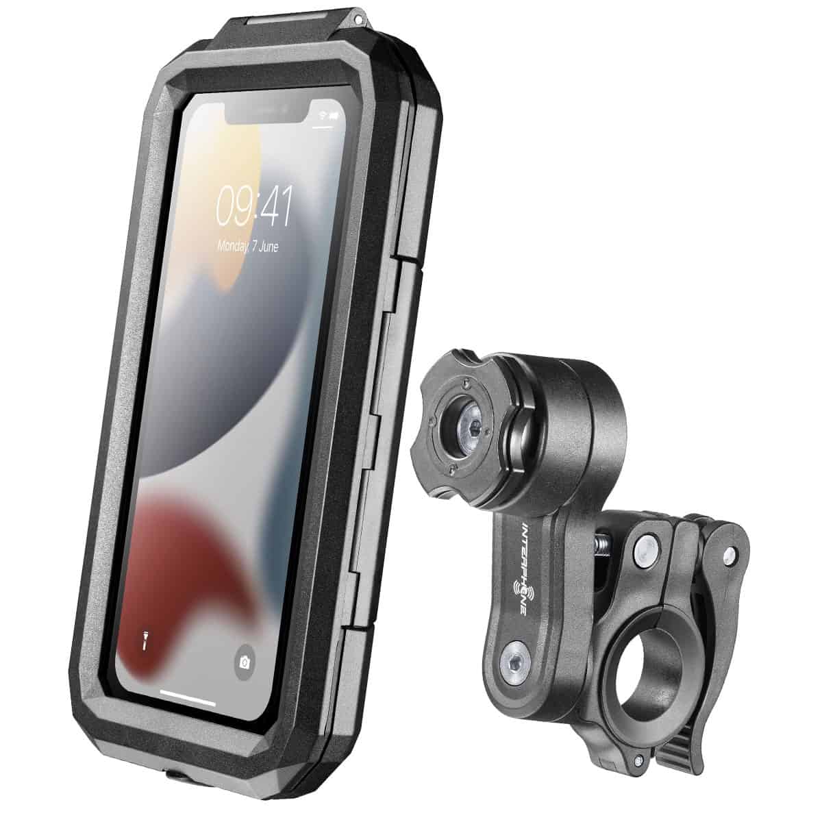 The Quiklox Armor Pro phone motorcycle handle bar mount & phone case: Rock-solid protection for your phone on the move