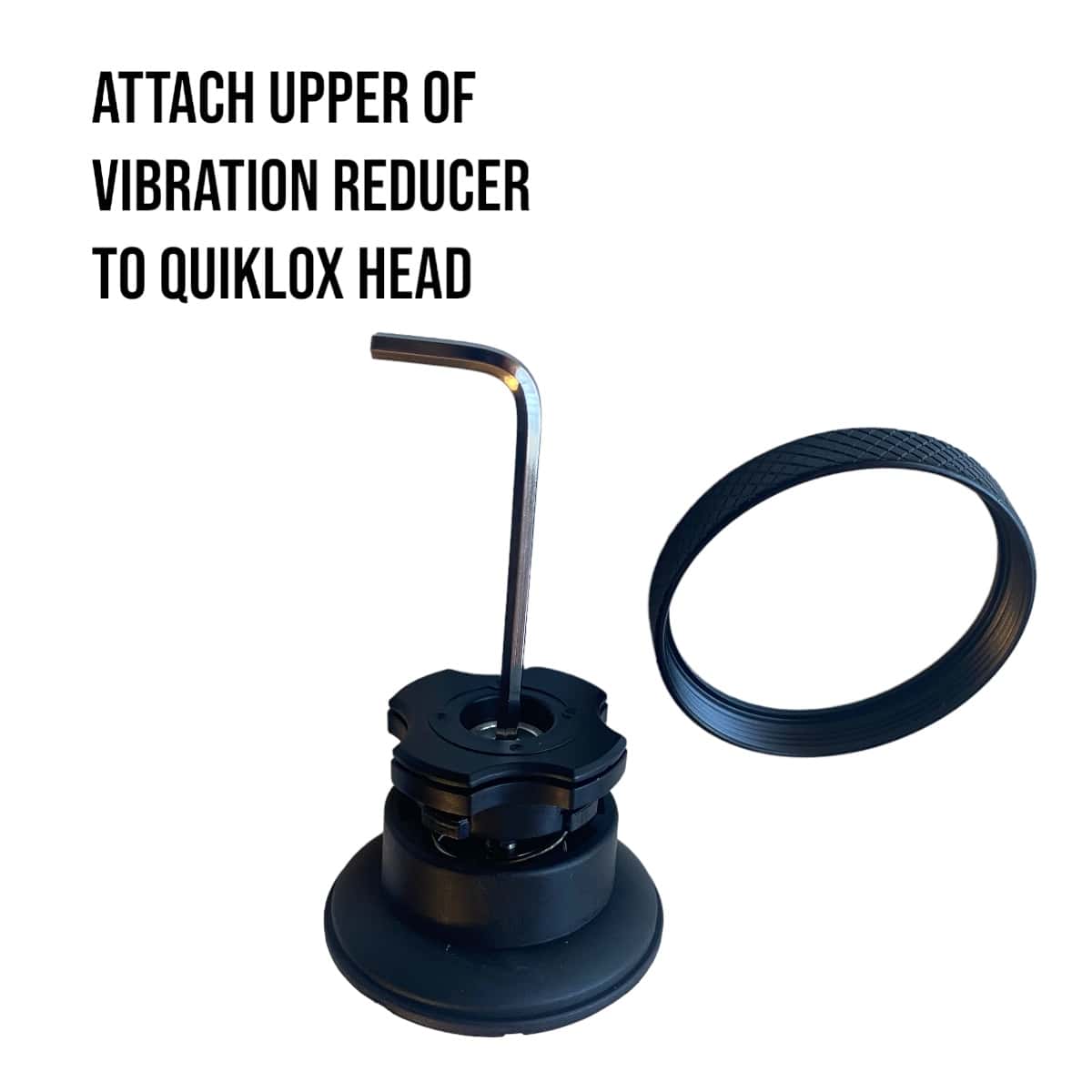 The QuikLox Vibration Dampener: Fitting step 3