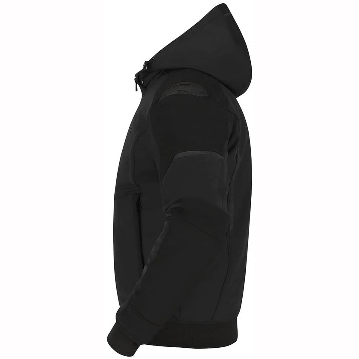 Waterproof motorcycle hoodie with a full set of D3O armour - side