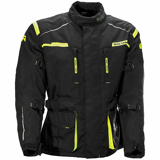 Richa Axel Waterproof Textile Jacket WP - Black Fluo
