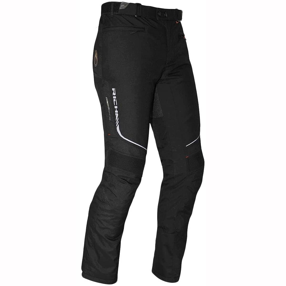 Waterproof ladies textile motorcycle trousers from Richa with D3O armour - front