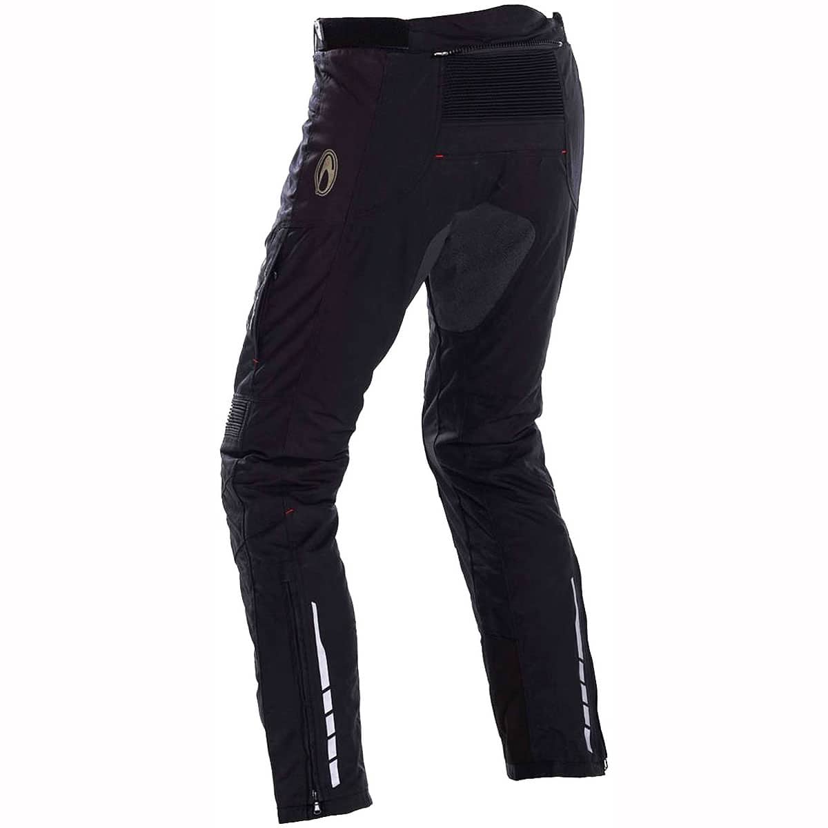 Waterproof ladies textile motorcycle trousers from Richa with D3O armour - back 45deg