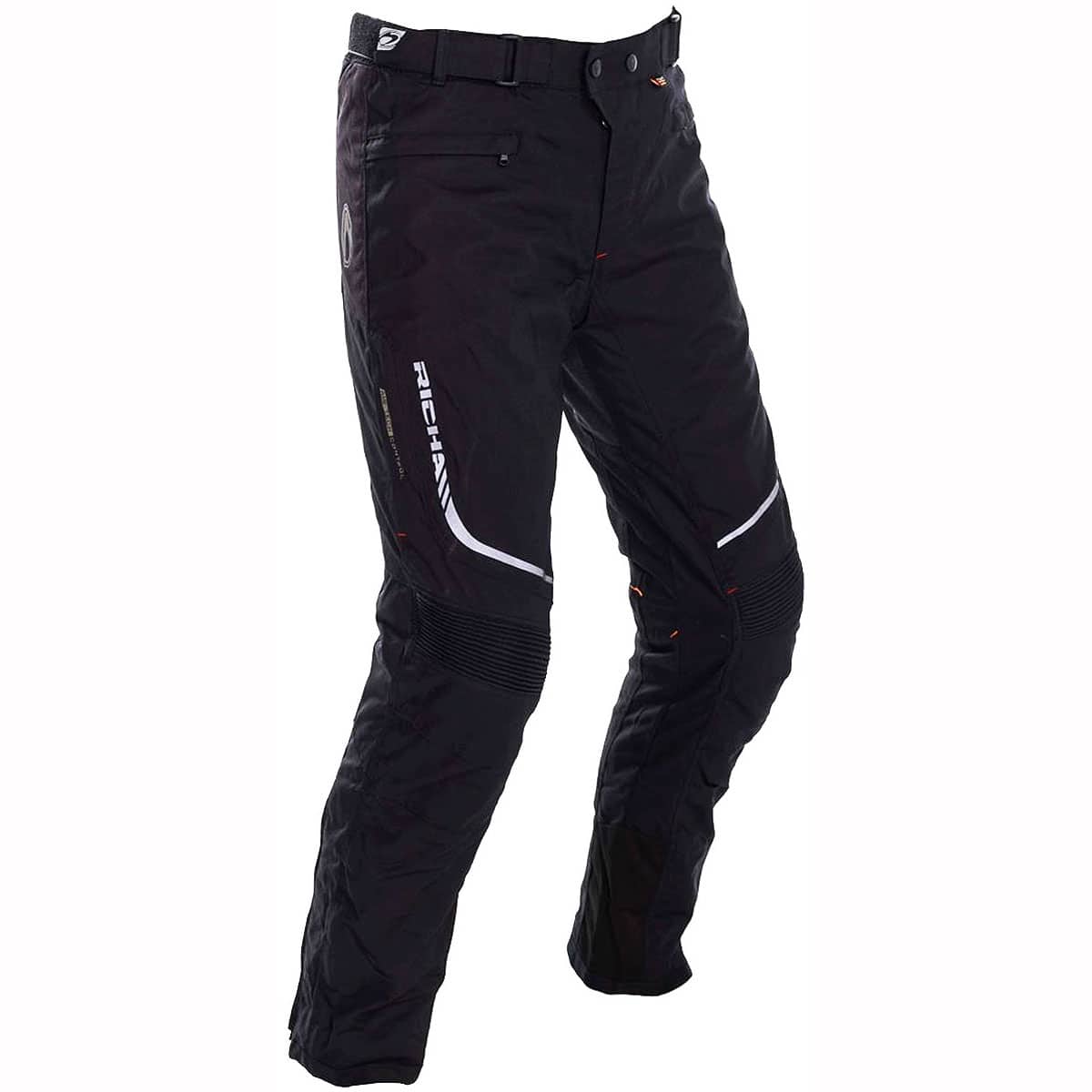 Waterproof ladies textile motorcycle trousers from Richa with D3O armour - front
