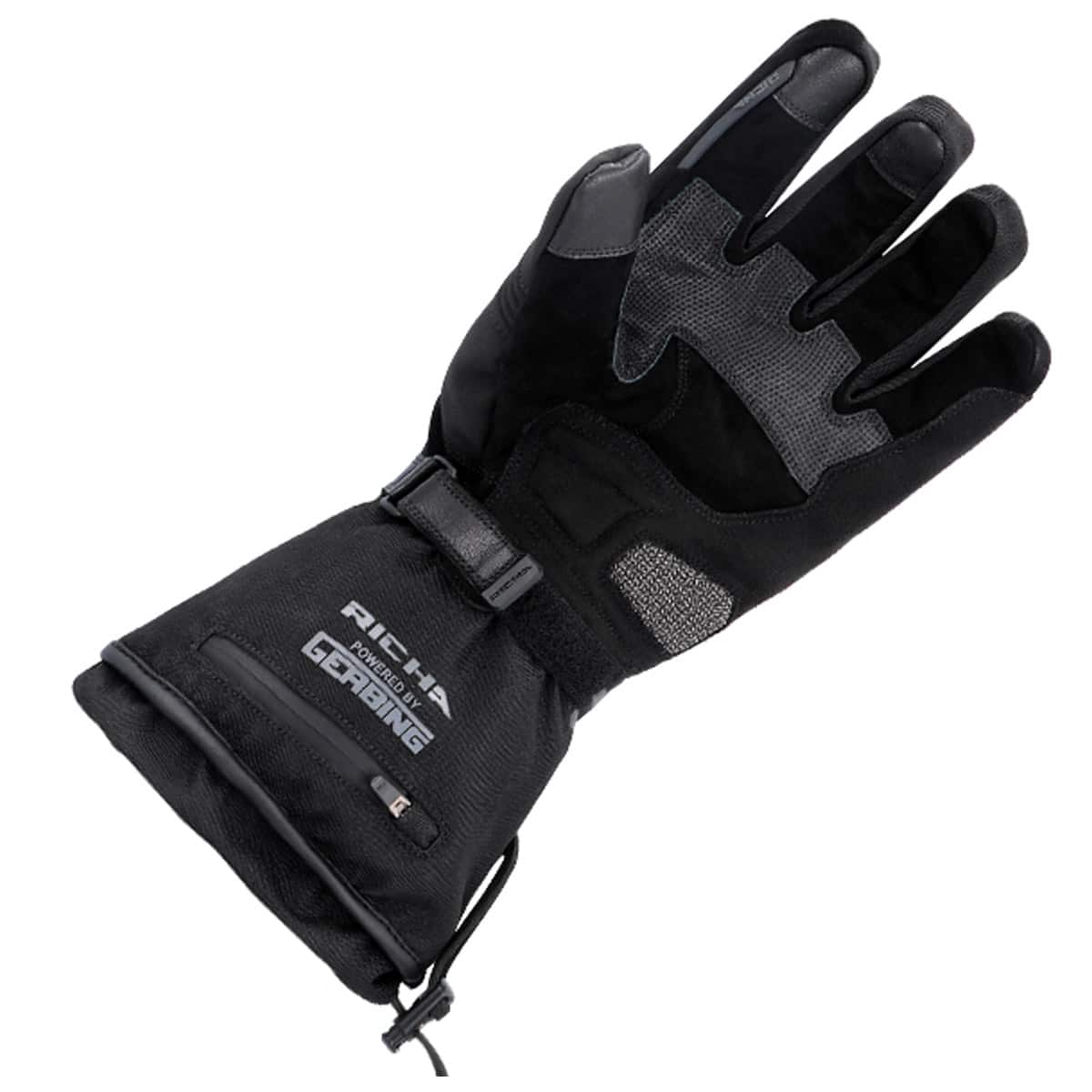 Richa Inferno Heated Gloves Ladies 12V WP - Black back