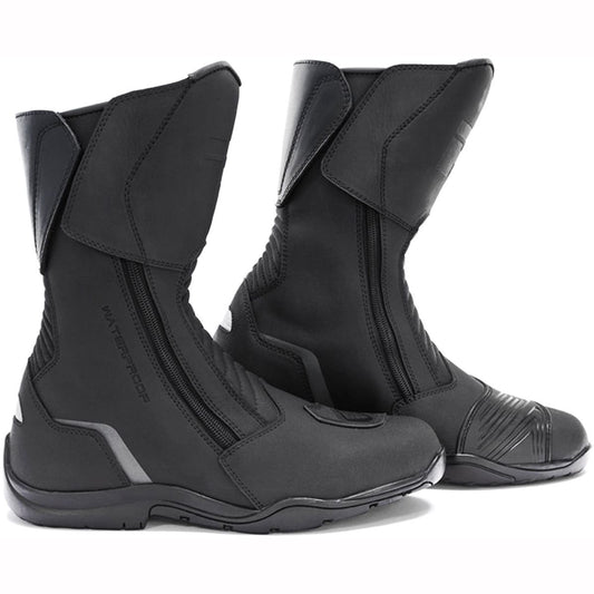 Richa waterproof long touring boots with double zip opening for ease