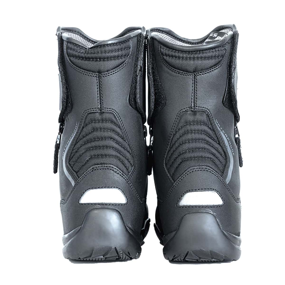 Richa waterproof short touring boots with double zip opening for ease - Back 