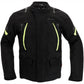 Waterproof textile motorcycle jacket with D3O armour & AA CE-rating