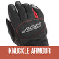 RST 2100 Rider CE-Certified Motorcycle Gloves: Light-weight Summer touring gloves - Knuckle Armour