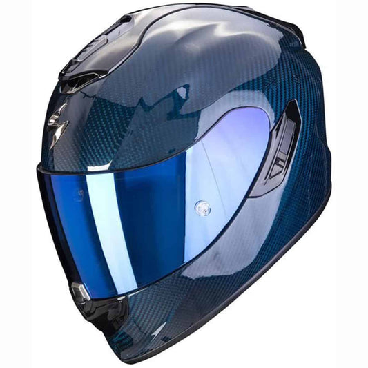 Scorpion Exo-1400 Evo Helmet Carbon - Blue front