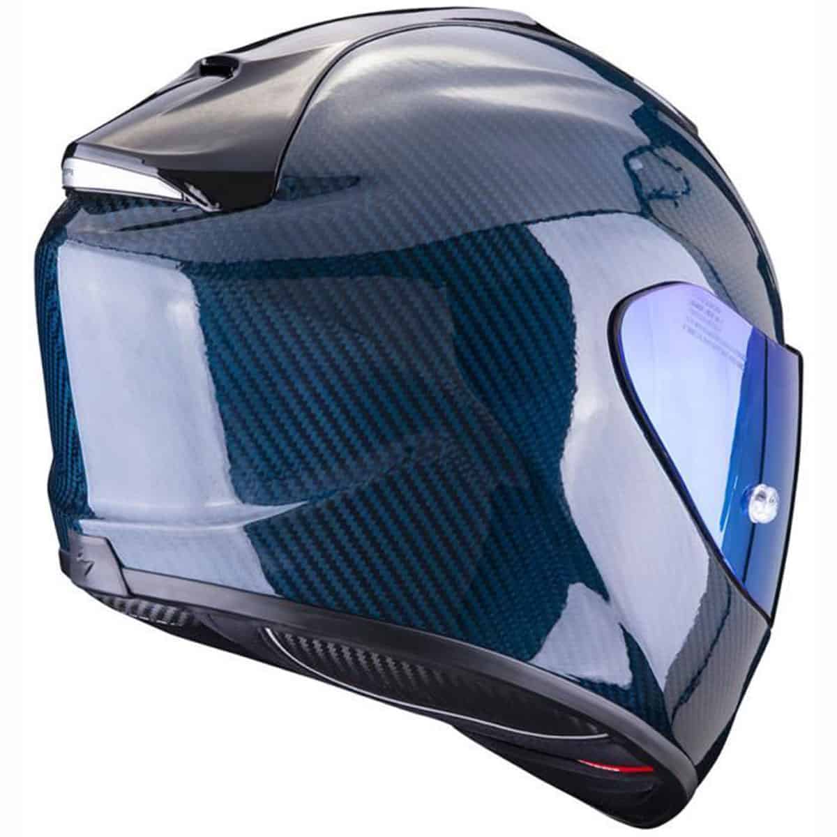 Scorpion Exo-1400 Evo Helmet Carbon - Blue back