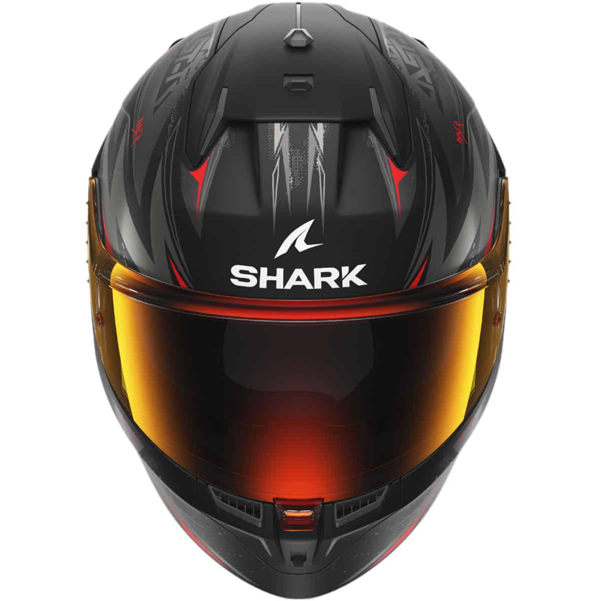 The Shark D-Skwal 3 helmet, the third-generation helmet in the D-SKWAL series, combines an aggressive look with exceptional new features. - front view