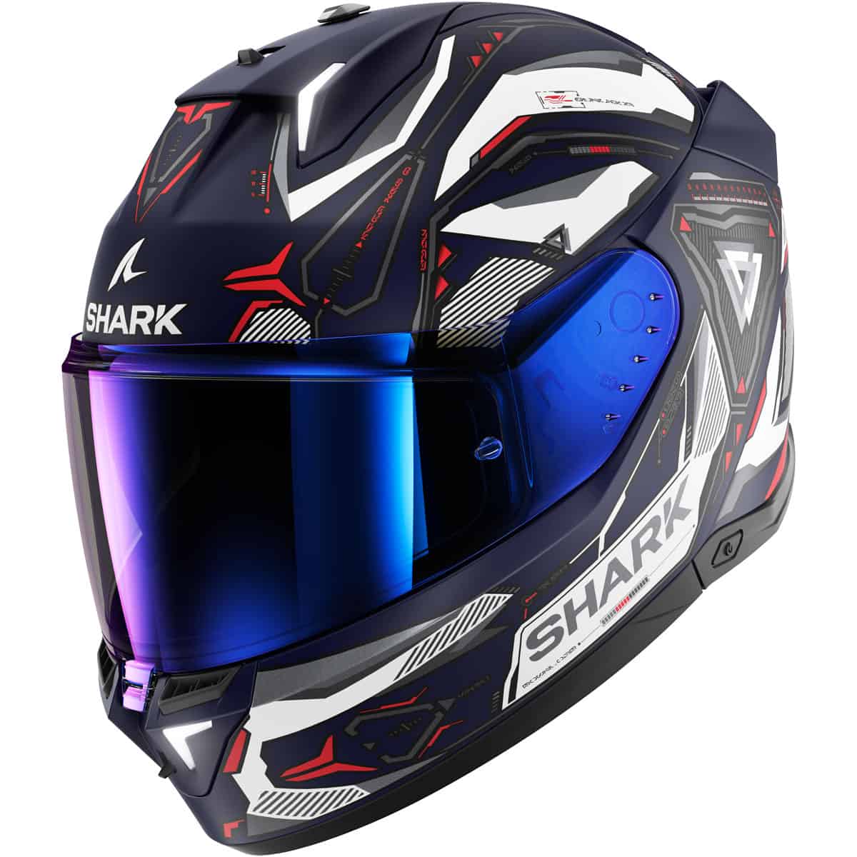 Shark Skwal i3 full face helmet: Shark were able to combine the requirements of the ECE 22-06 certification with a compact and original design inspired by motorsports and leading edge technology.4