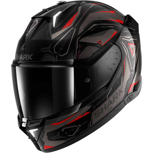 The Shark Skwal i3 helmet provides exceptional comfort, including features such as a Pinlock-equipped visor and adjustable interior settings, perfect for glasses wearers.  2