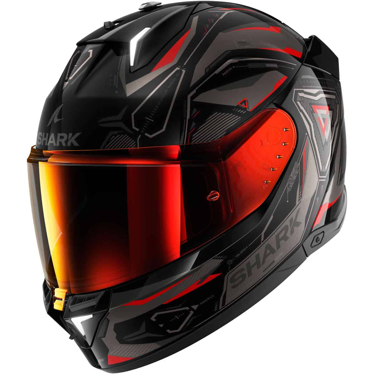 The Shark Skwal i3 helmet provides exceptional comfort, including features such as a Pinlock-equipped visor and adjustable interior settings, perfect for glasses wearers.  5