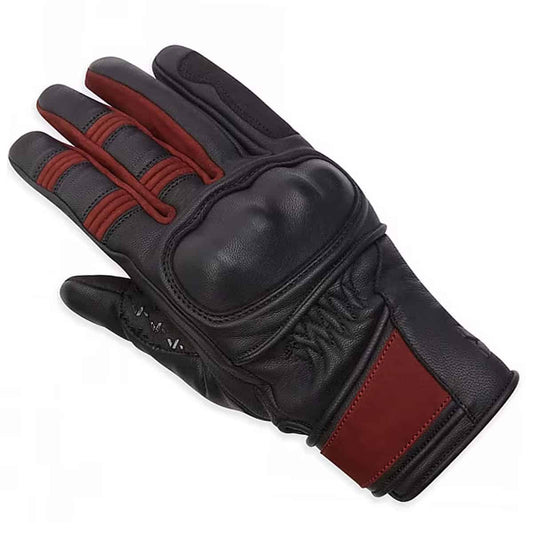 Gear up with the stylish and protective Spada Bennett CE Ladies Leather Motorcycle Gloves! These gloves are specially designed for women riders who want both safety and style