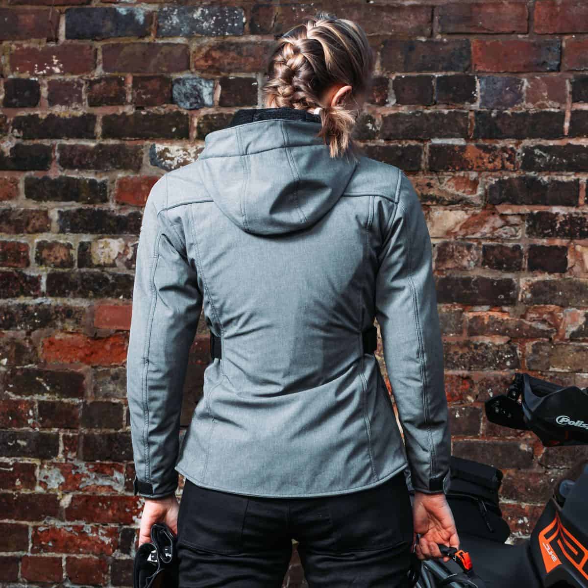 Spada Hairpin Ladies Softshell Jacket: Comfortable motorcycle jacket with CE protection