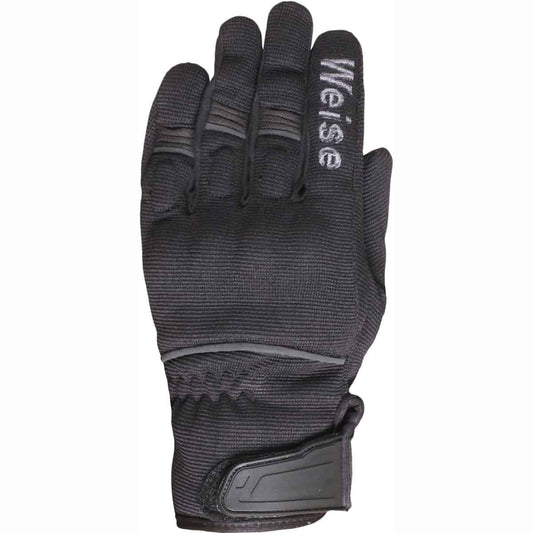 Weise Pit lightweight summer motorcycle gloves black gun 1