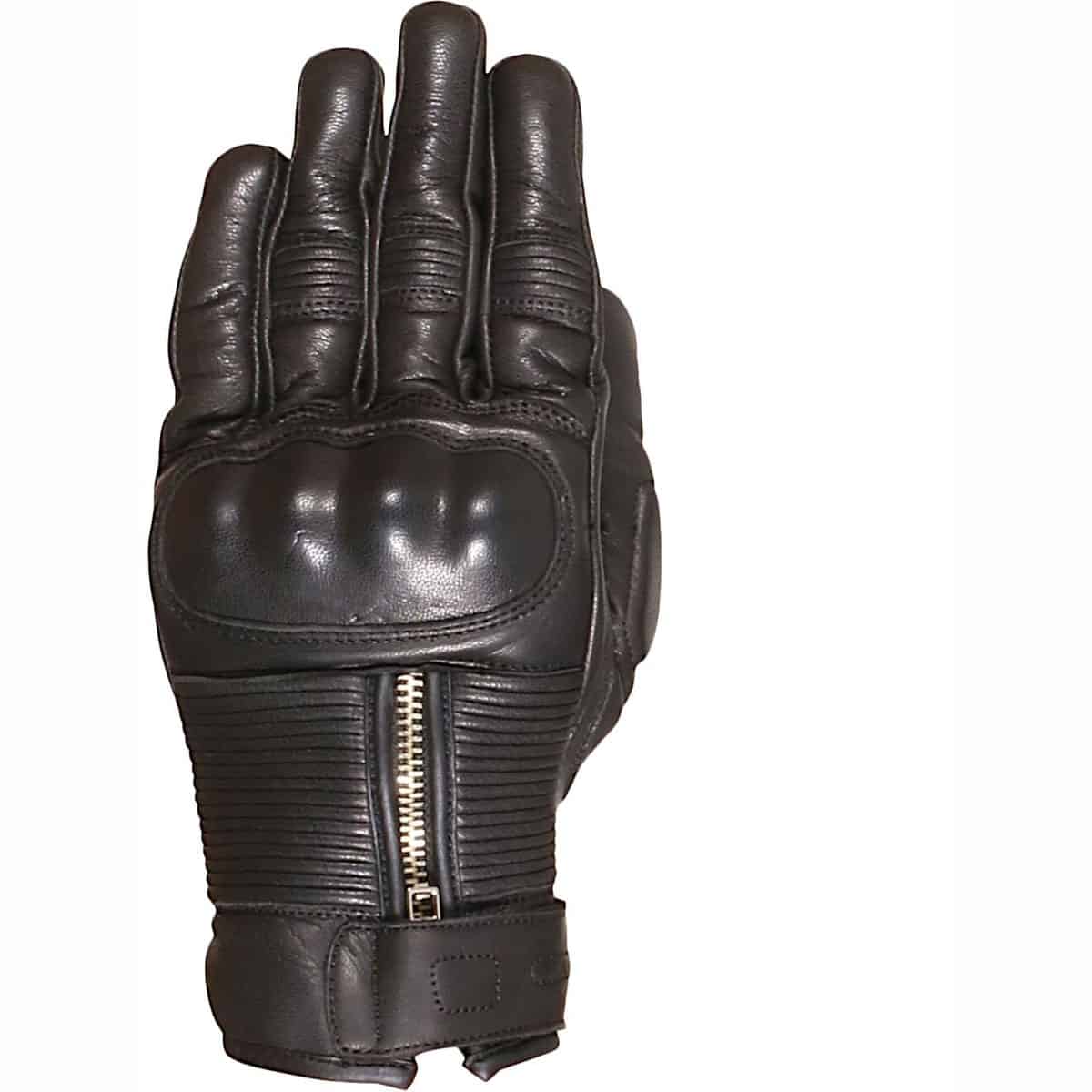 Weise Union summer leather motorcycle gloves black 1