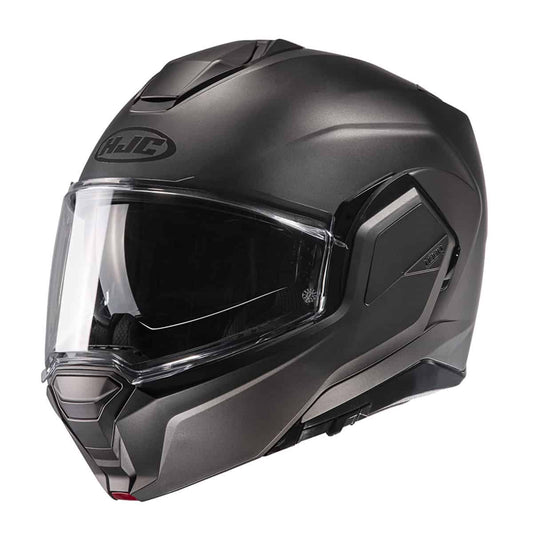 HJC i100 Flip Front Helmet Semi Flat - Titanium-1