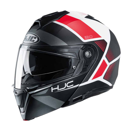 HJC i90 Flip Front Helmet Hollen - Red-1