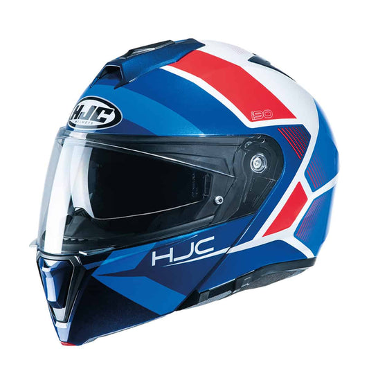 HJC i90 Flip Front Helmet Hollen - Red White Blue-1
