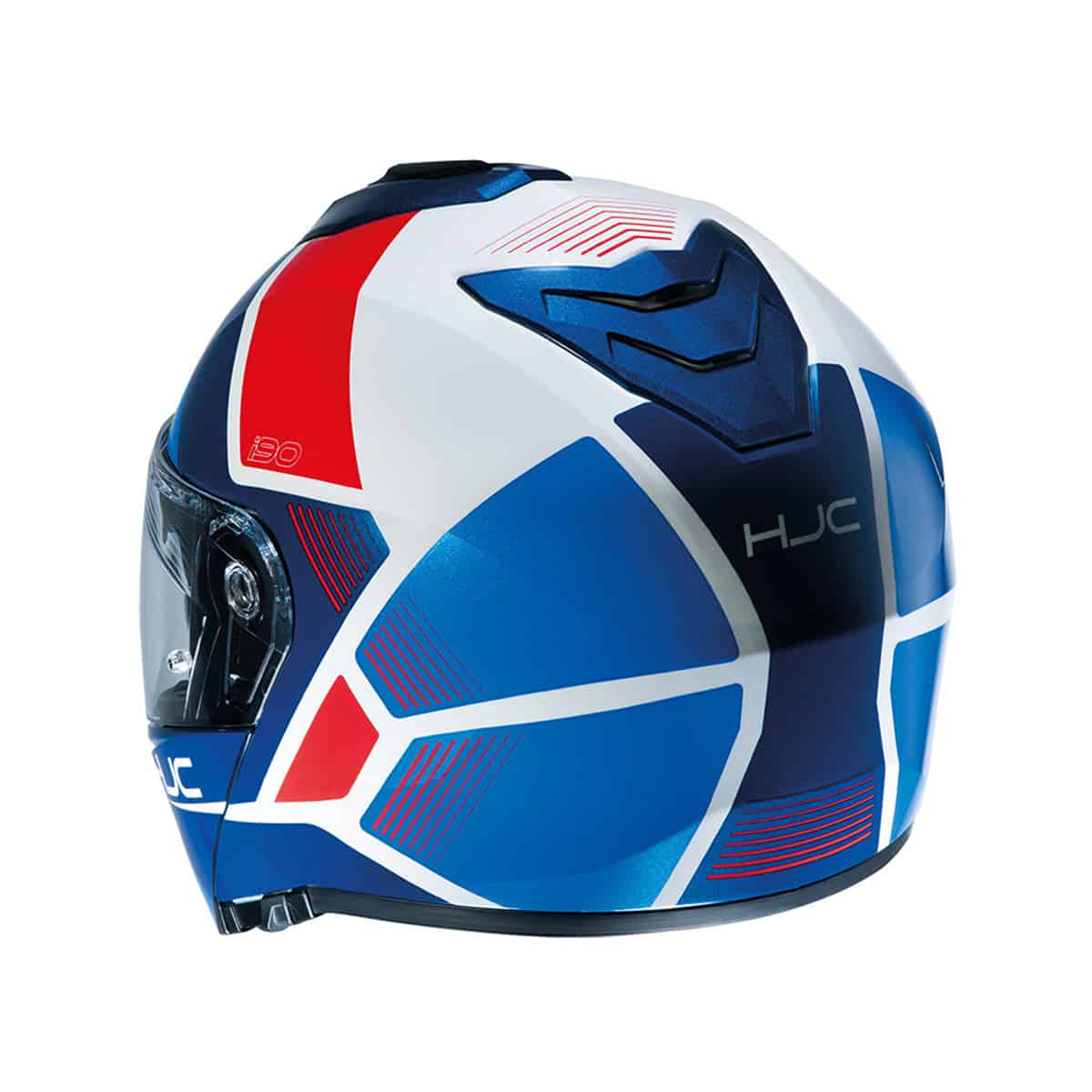 HJC i90 Flip Front Helmet Hollen - Red White Blue-3