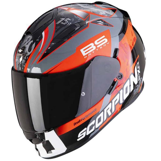 Scorpion Exo 491 Fabio: Entry level full face motorcycle helmet with drop down visor-1