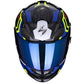 Scorpion Exo 491 Blue: Entry level full face motorcycle helmet with drop down visor-3