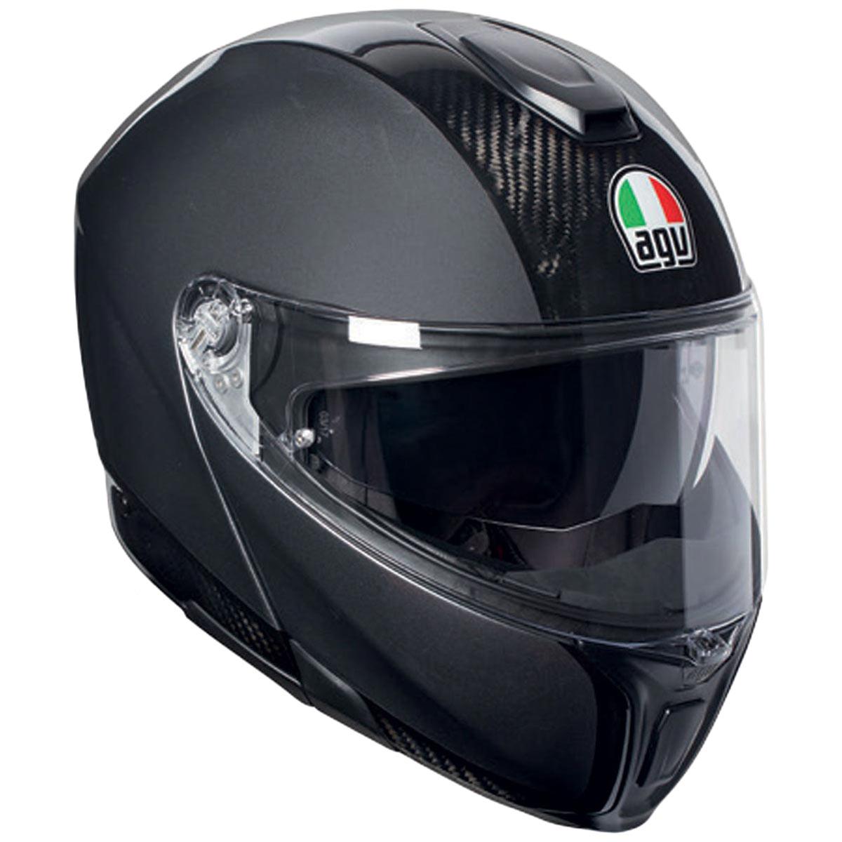 AGV Sports Modular Mono Helmet - Carbon Grey - Browse our range of Helmet: Flip Up - getgearedshop 