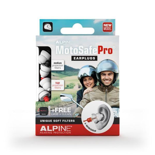The Alpine MotoSafe Pro Earplugs Kit: Protect your hearing - only block out the sounds you don't need