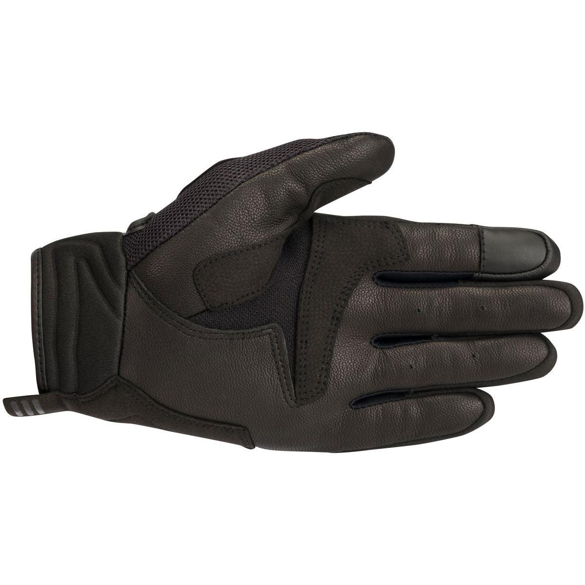 Alpinestars Atom Gloves Black White - Mesh Motorcycle Gloves