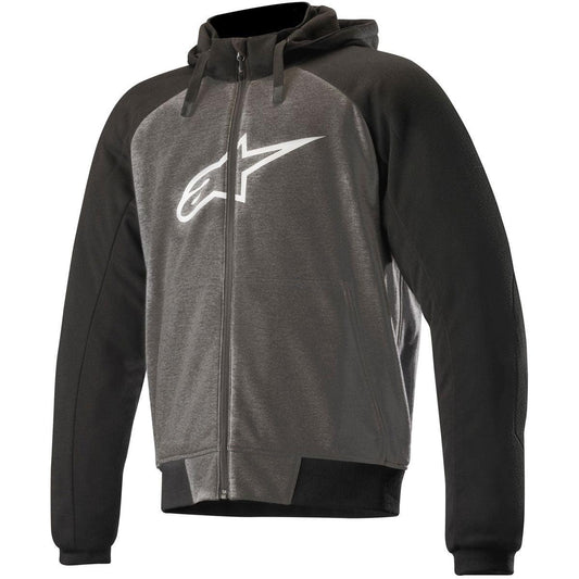 Alpinestars Chrome Sport Protective Hoodie - Anthracite Black - Browse our range of Clothing: Hoodies - getgearedshop 