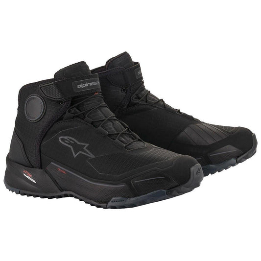 Alpinestars CR-X Drystar Shoes WP - Black Black - Browse our range of Boots: Trainers - getgearedshop 