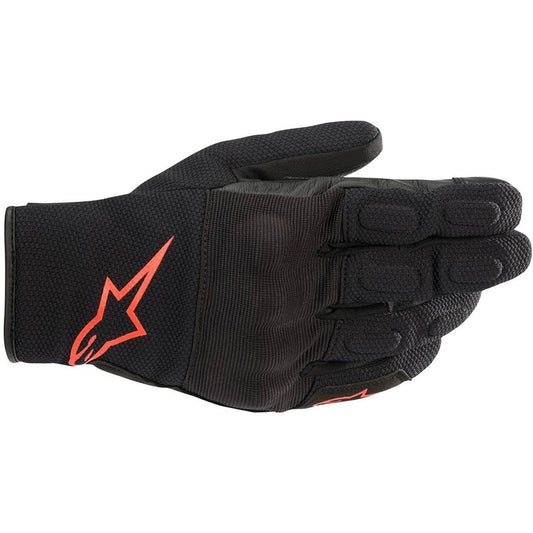 Alpinestars S Max Drystar Gloves WP Black Red Fluo XXL