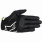 Alpinestars SMX-2 Air Carbon Gloves V2 Black White Yellow - Mesh Motorcycle Gloves