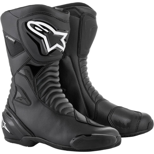 Alpinestars SMX S Waterproof Boots: Highly protective waterproof road & sports boots with a superb fit