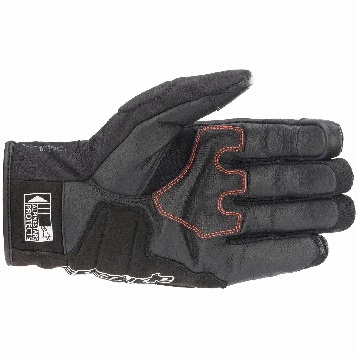 Alpinestars SMX-Z Drystar Gloves WP Black Red - Waterproof Motorcycle Gloves