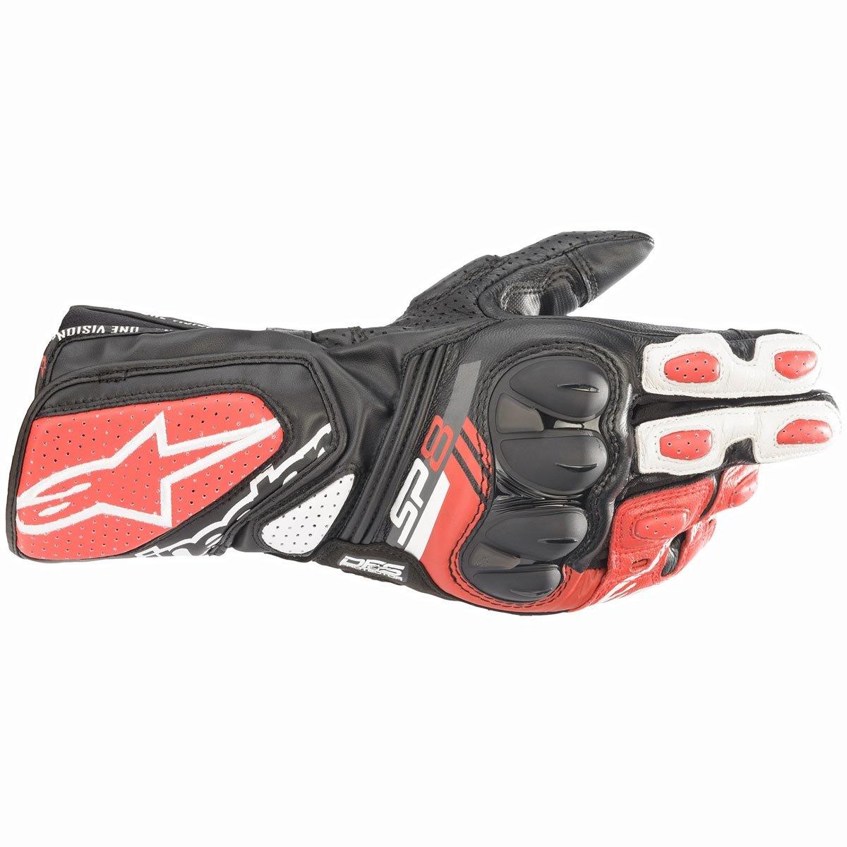 Alpinestars SP-8 V3 Gloves Black White Red 3XL