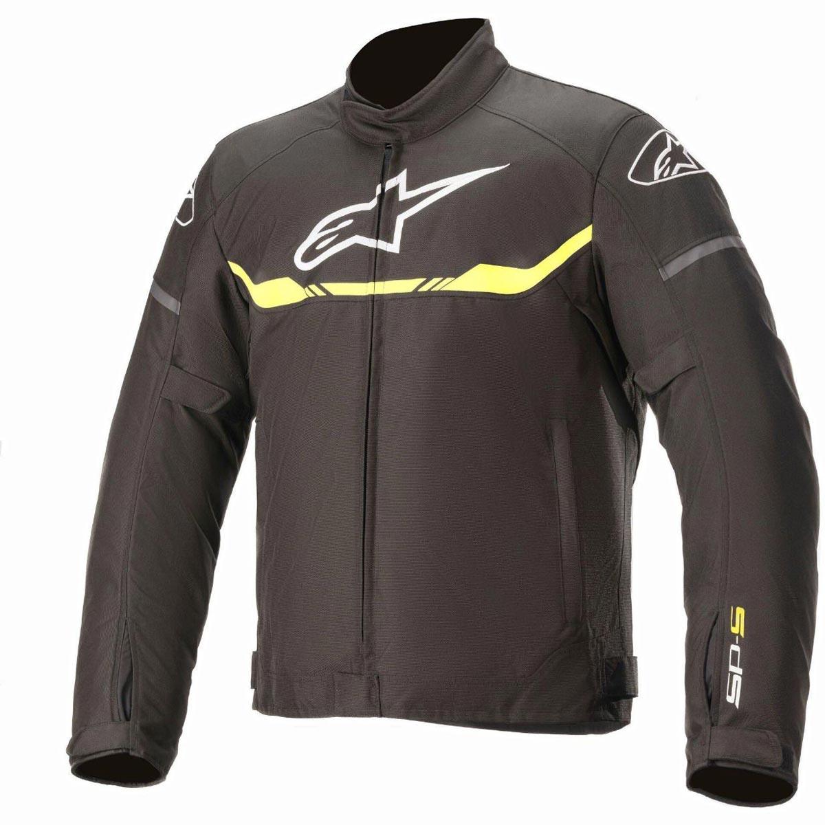 Alpinestars T-SP S Jacket WP - Black Yellow Fluo - Browse our range of Clothing: Jackets - getgearedshop 