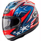 Arai RX-7V Hayden WSBK Helmet - Blue White Red - Browse our range of Helmet: Full Face - getgearedshop 
