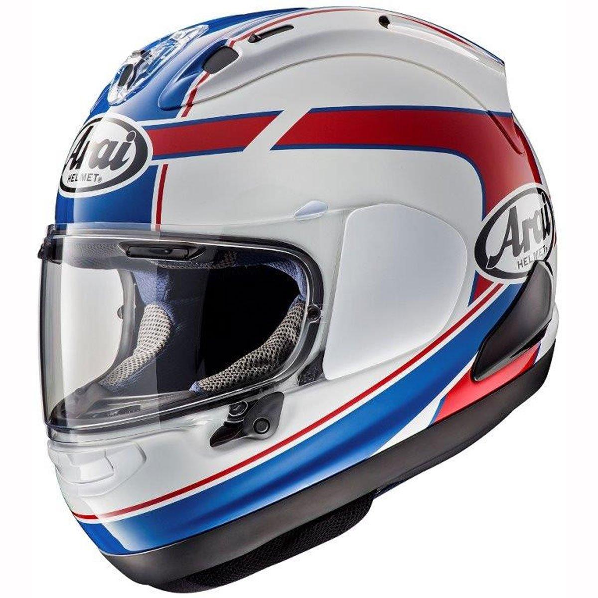 Arai RX-7V Schwantz Pepsi Helmet - White Blue Red - Browse our range of Helmet: Full Face - getgearedshop 