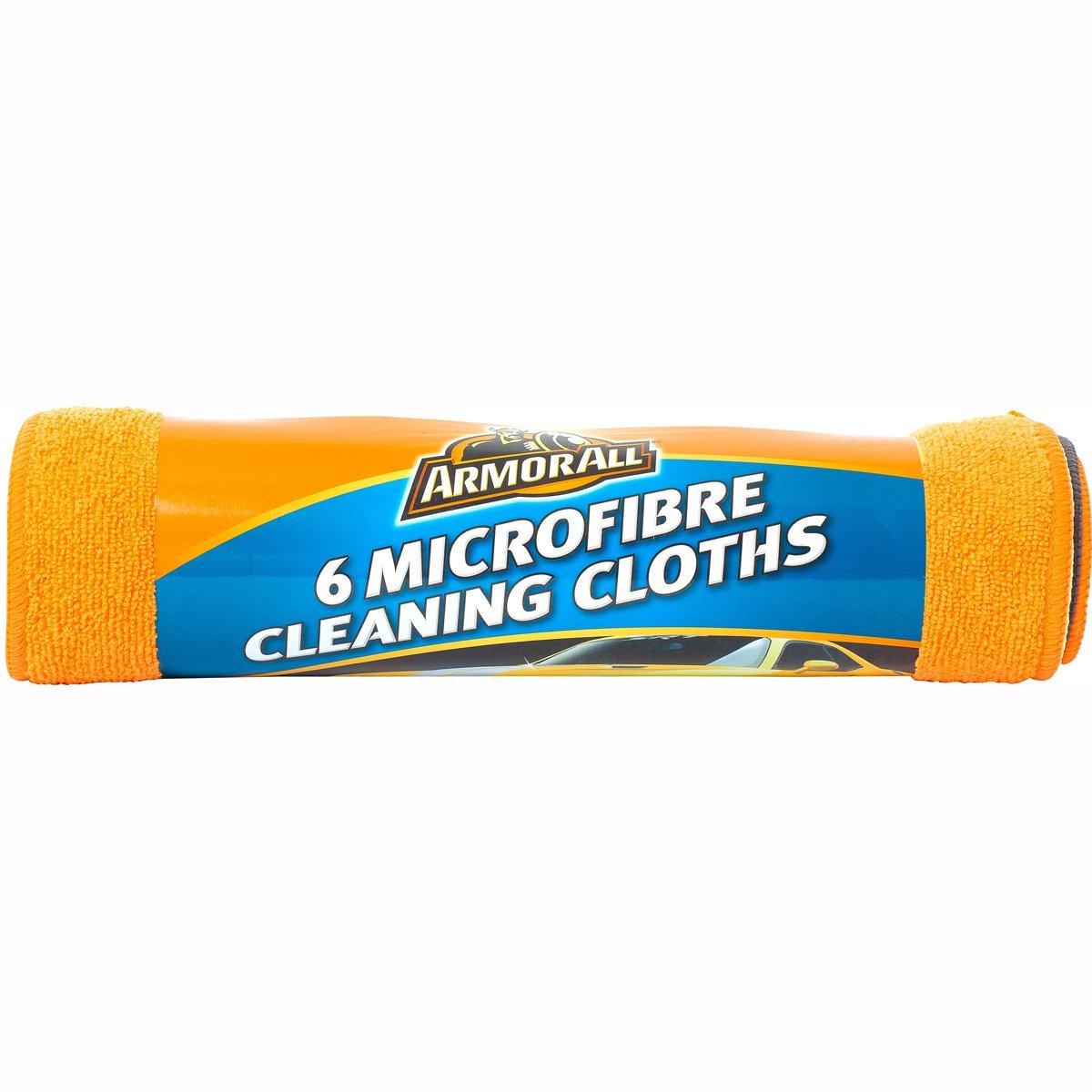 Armor All Microfibre Cleaning Cloths - 6 Pack - Browse our range of Care: Brushes & Cloths - getgearedshop 
