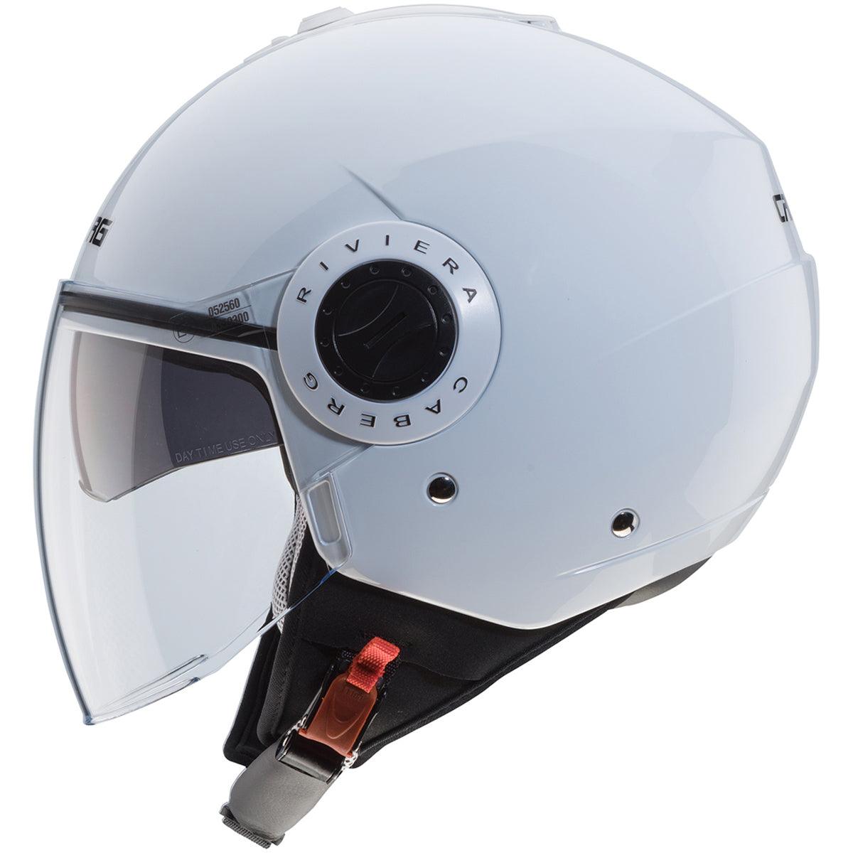 Caberg Riviera V3 Helmet - White - getgearedshop