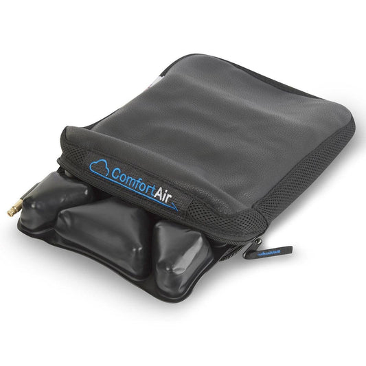 ComfortAir Pillion Air Seat Cushion 28.5x21.5cms - Black - Browse our range of Accessories: Travel - getgearedshop 