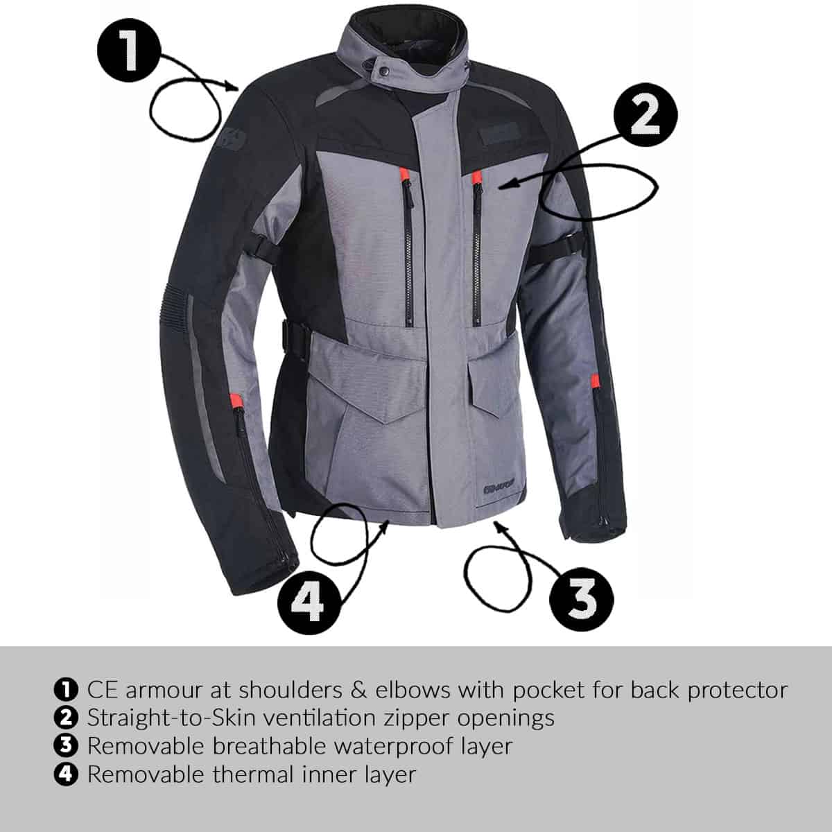 The Oxford Continental: A 3-layer motorcycle jacket that does it all